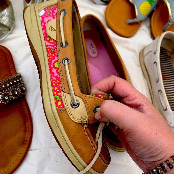 Sperry top sliders size 7 - Picture 2 of 2